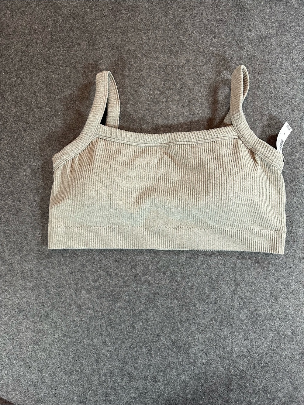 torrid Ribbed Square-Neck Bra Top